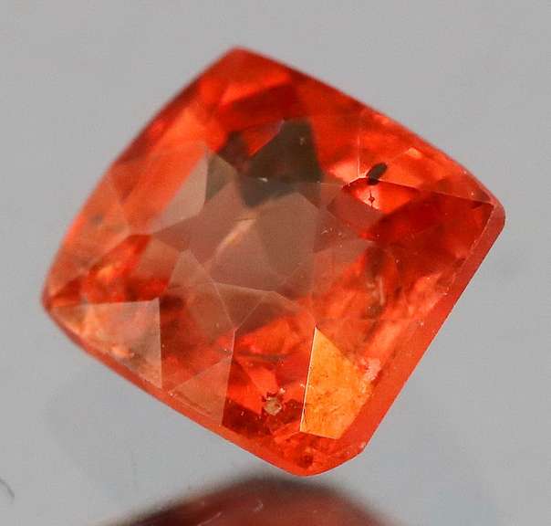 Excellent .60ct open color blood orange Spinel