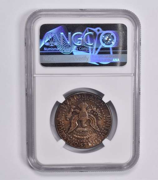 MS64 1964 Kennedy Half Dollar NGC Beautiful Tone