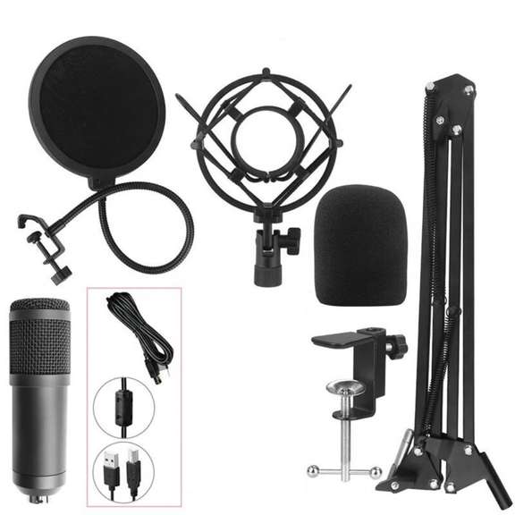 Condenser Microphone Cardioid Pattern HiFi