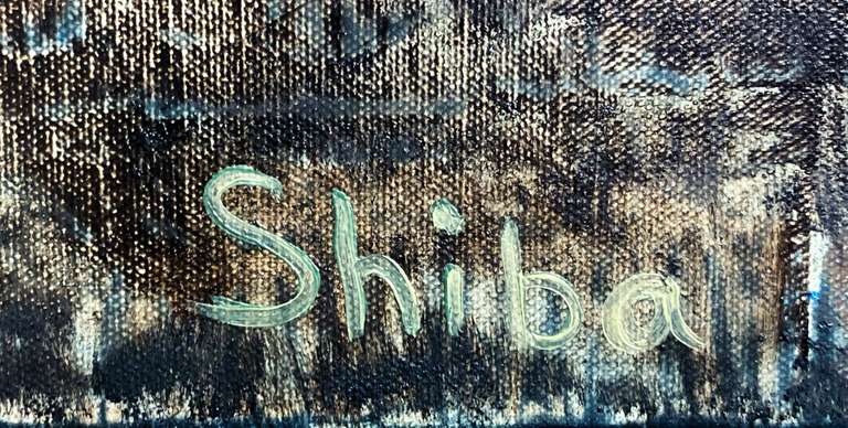 Shiba Ghaderi Iranian Original Oil on Canvas