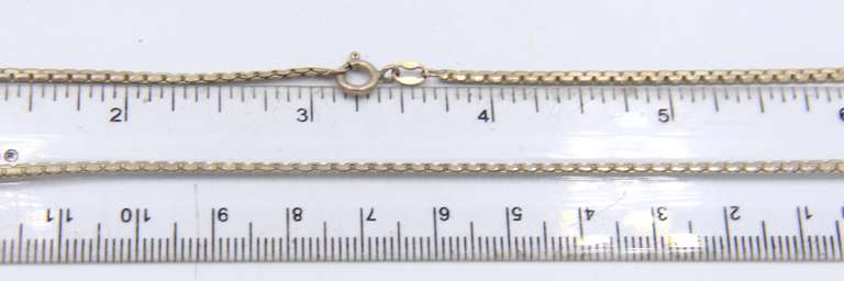 Group Lot of 3 Vintage 925 Sterling Silver Chains