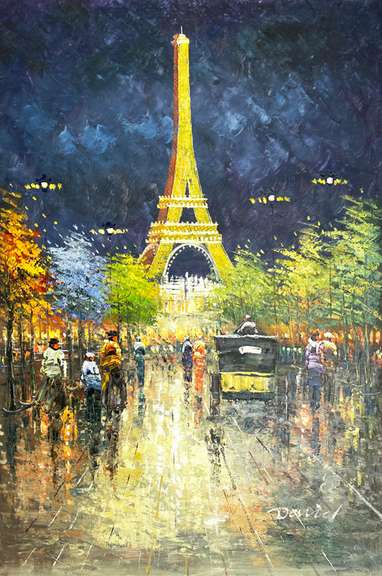 ONE OF A KIND BEAUTIFUL PAINTING ON CANVAS
