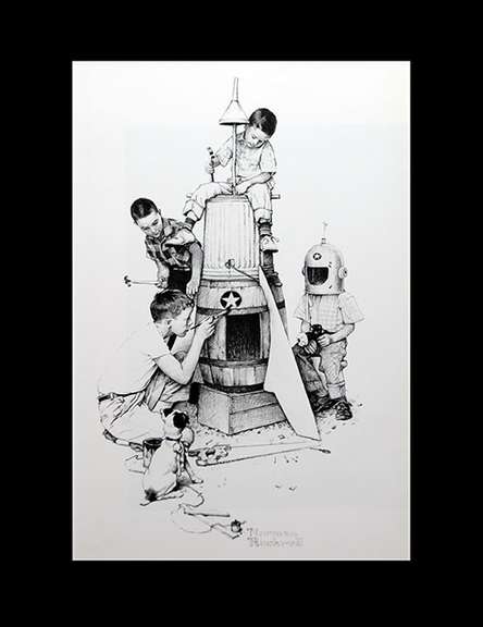 Norman Rockwell, Building A Rocket