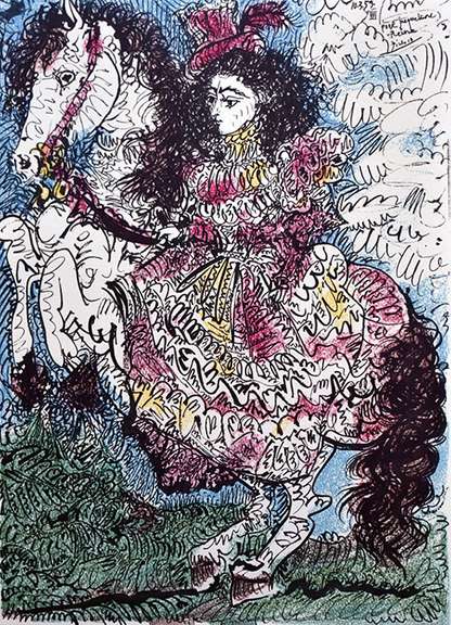 Pablo Picasso 'Toros y Toreros' Lithograph Circa 1961
