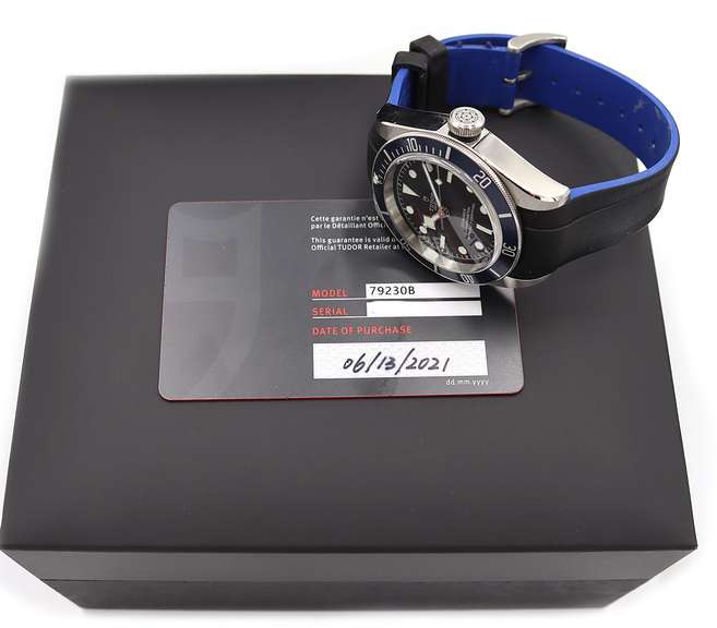 Tudor Black Bay 79230B, 41mm, Blue Bezel, Steel W/ Box & Papers