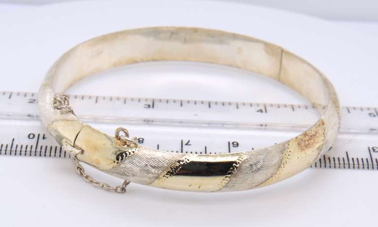 Vintage 925 Sterling Silver Bangle