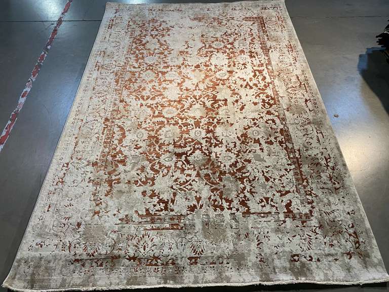 Modern Carved Rug 6x8