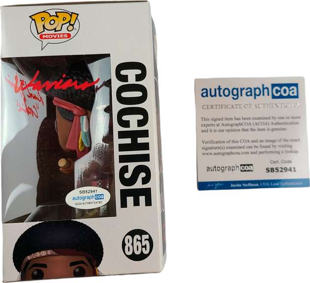 David Harris Cochise Autographed The Warriors Movie Funko Pop! Exact Proof ACOA