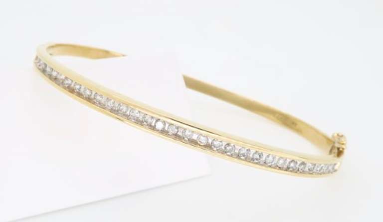 Diamond Bangle Bracelet