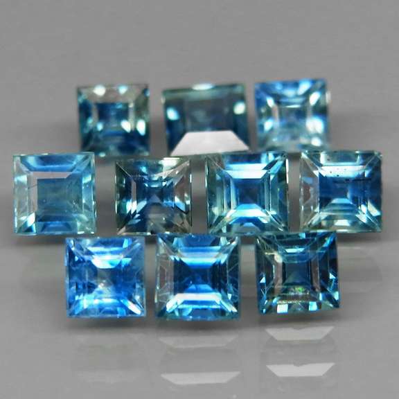 Heated only top blue 2.90ct Sapphire set