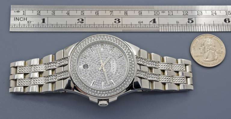 Bold Men's Bulova Crystals Quartz Watch
