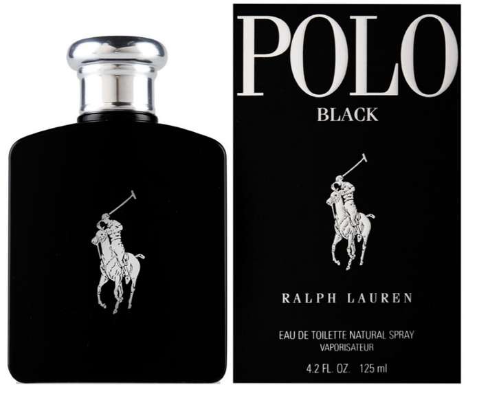 Polo Black By Ralph Lauren Eau De Toilette 4.2 oz 125 ml For Men