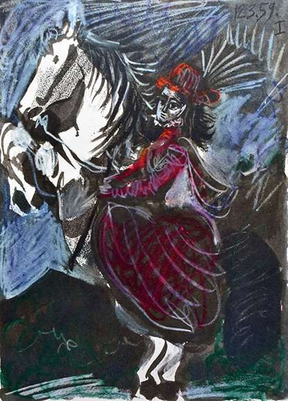Pablo Picasso 'Toros y Toreros' Lithograph Circa 1961