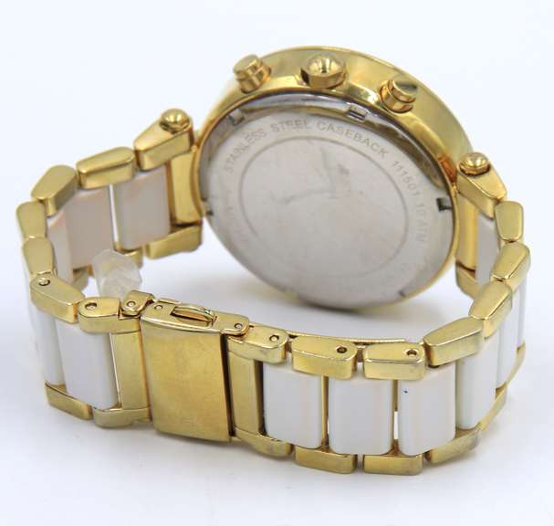 Micheal Lord Parker White Dial Quartz Watch