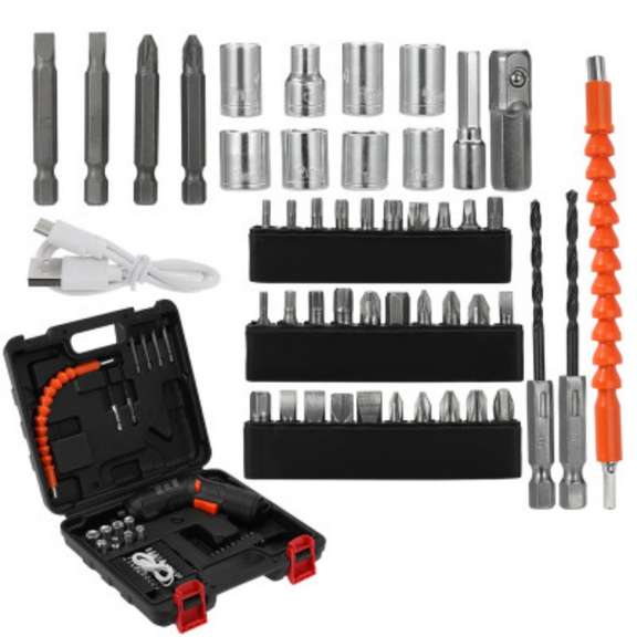 45In1 Rechargeable Cordless Electric Screwdriver Drill