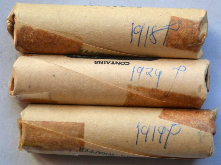 1918 1919 &1929 Lincoln Rolls