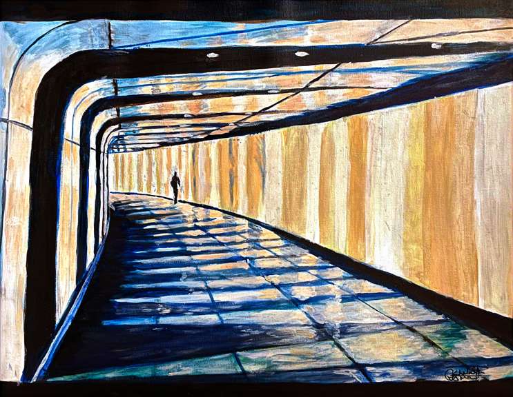 Ismail Khelalfa Original Oil on Canvas Native American Series