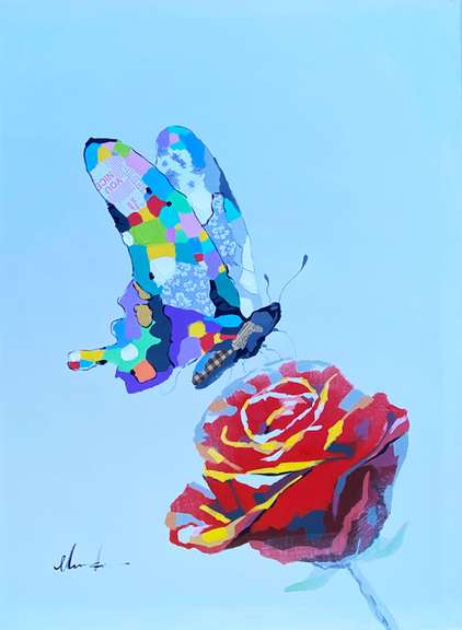 UNUQUE BEAUTIFUL PAINTING ON CANVAS
