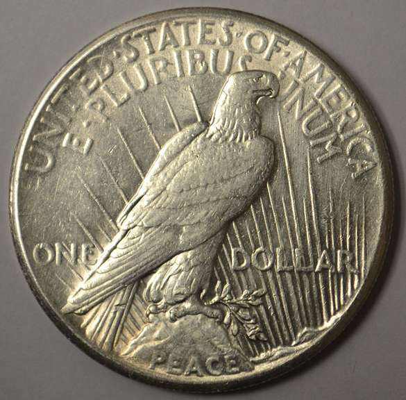 1927 Peace Silver Dollar Better Date, AU.