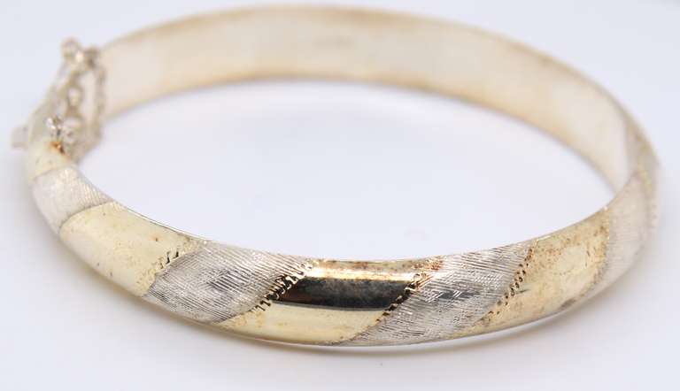 Vintage 925 Sterling Silver Bangle