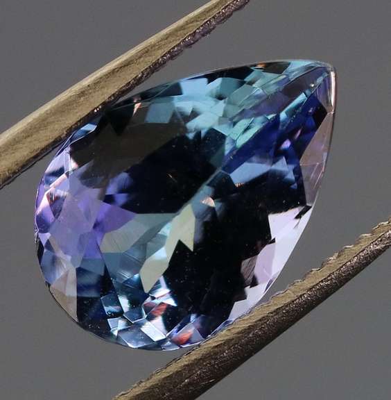 Amazing 1.45ct tear drop cut Tanzanite