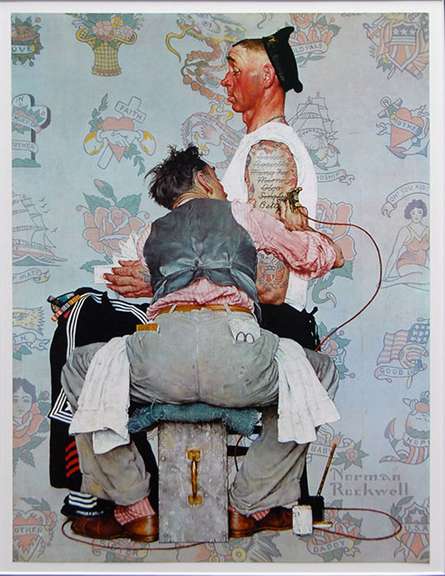 Norman Rockwell, Tattoo Artist