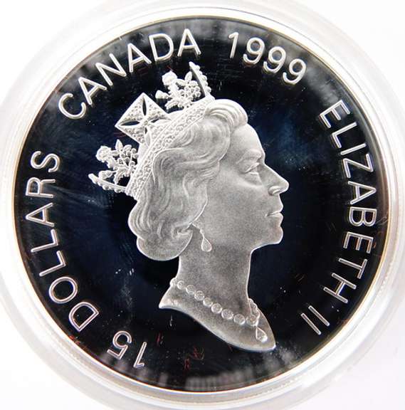 1999 Lunar Coin .925 Silver w/COA