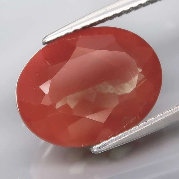 Large collectors 6.20ct blood orange Andesine Labradorite