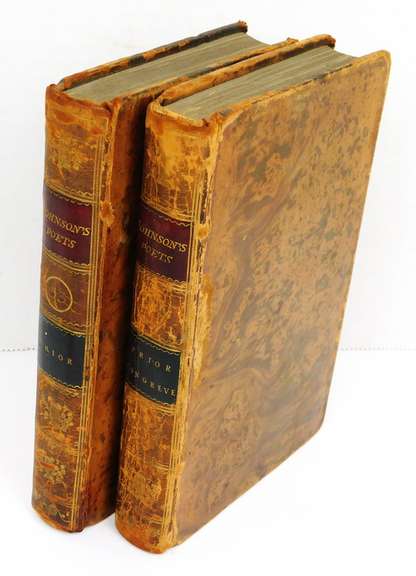 1790 Works of English Poets, 2 Volumes