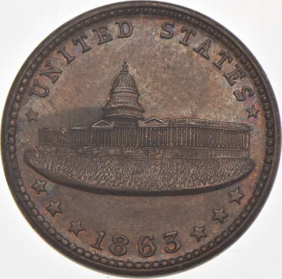 1863 Army & Navy Civil War Token