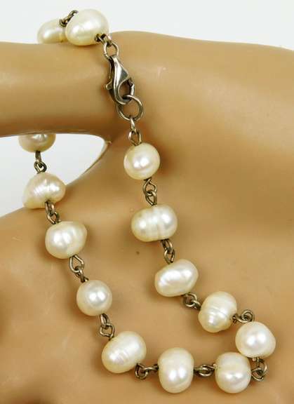 Sterling Freshwater Pearls Bracelet