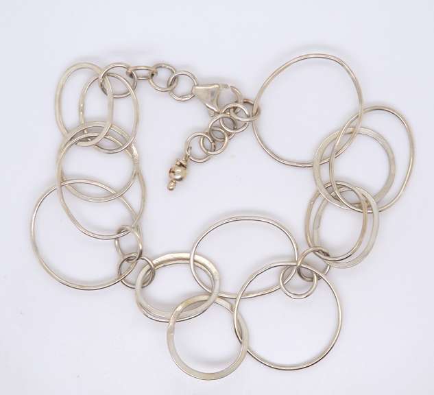 Group Lot of 3 Vintage 925 Sterling Silver Bracelets