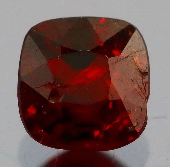 Glittering .79ct top black cherry red Spinel