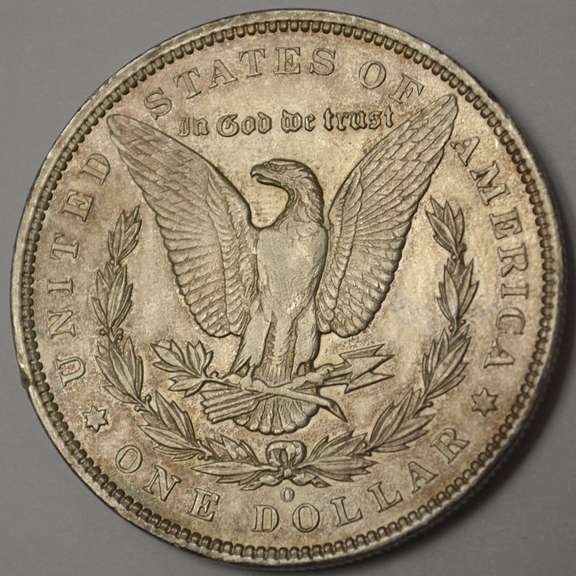1892-O Morgan Silver Dollar BU Details
