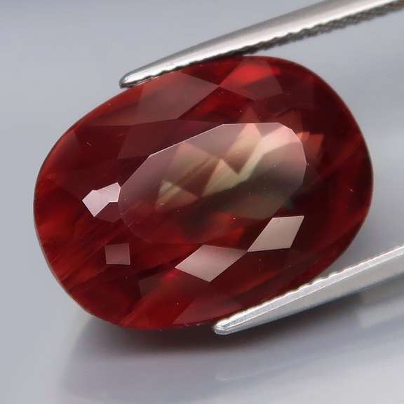 Don't miss this 15.41ct top imperial red Andesine!