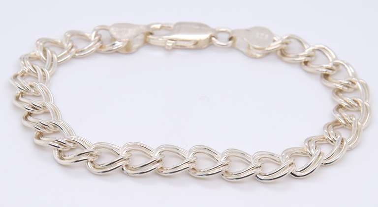 Vintage Italian 925 Sterling Silver Bracelet
