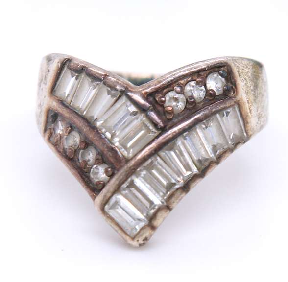 Vintage 925 Sterling Silver Group Lot of 9 Rings
