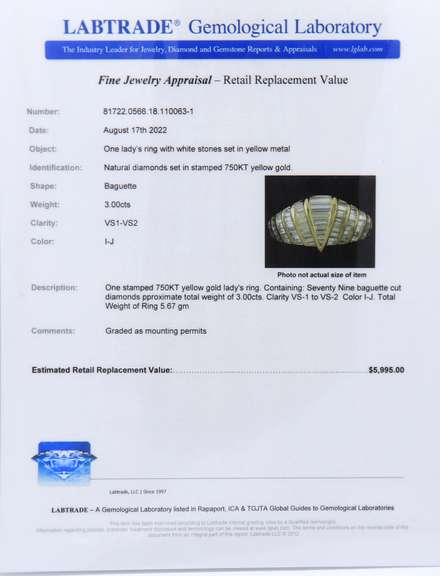 Majestic 18kt Yellow Gold Diamond Ring