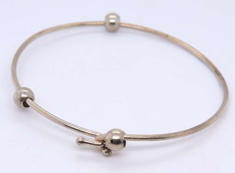 Vintage 925 Sterling Silver Bangle Bracelet