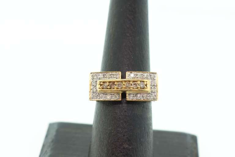 18K UNISEX DIAMOND BAND