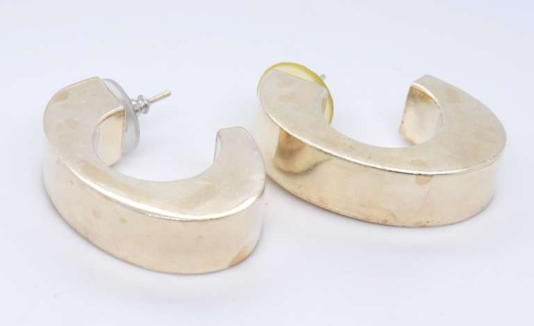 Vintage 925 Sterling Silver J Earrings