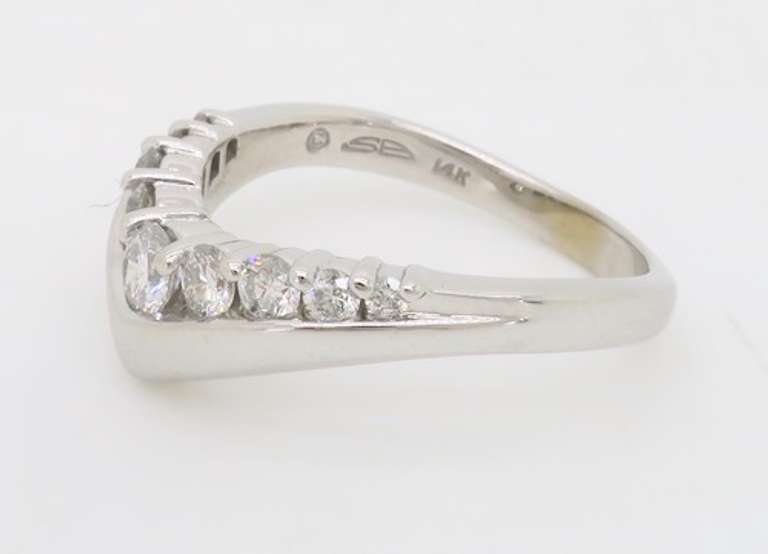 Diamond Fashion Ring Made in 14k White Gold