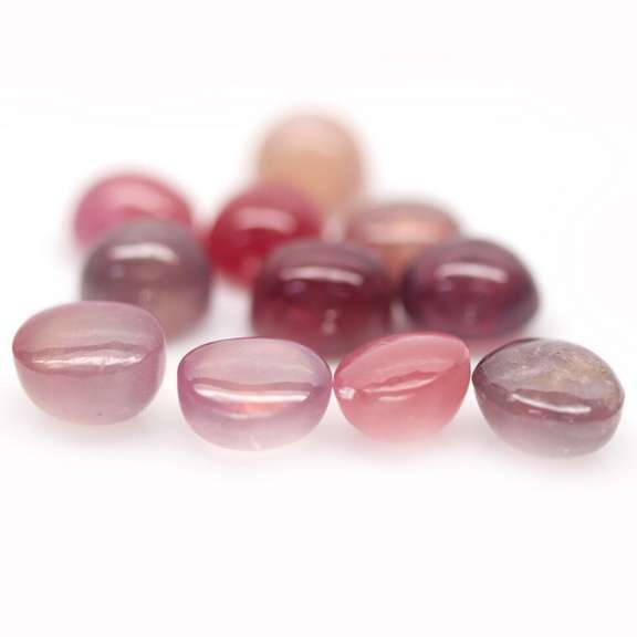 Super rich 97.03ct raspberry red Ruby cabochon set