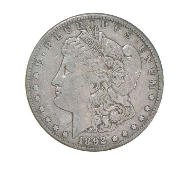 1892-CC Morgan Silver Dollar