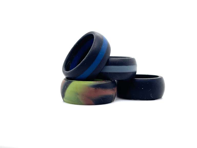 Men's Rubber Wedding Bands (4)