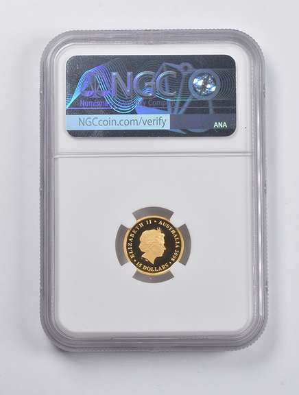 PF70 UCAM 2008-P Australia $15 Gold Koala 1/10 Oz. .999 Fine Gold NGC