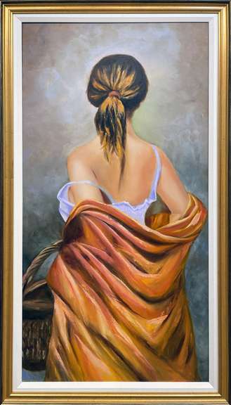 Zohreh Khaleghi Original Oil on Canvas
