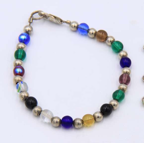 Group Lot of 3 Vintage 925 Sterling Silver Bracelets