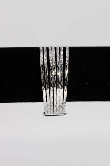 .925 Sterling Silver 50mm Baby Bangle 7 Day Bracelet