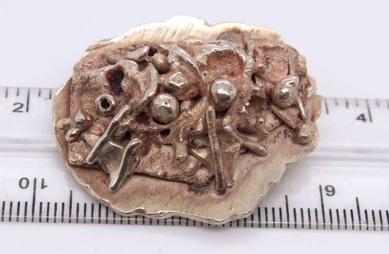 Vintage 925 Sterling Silver Brooch